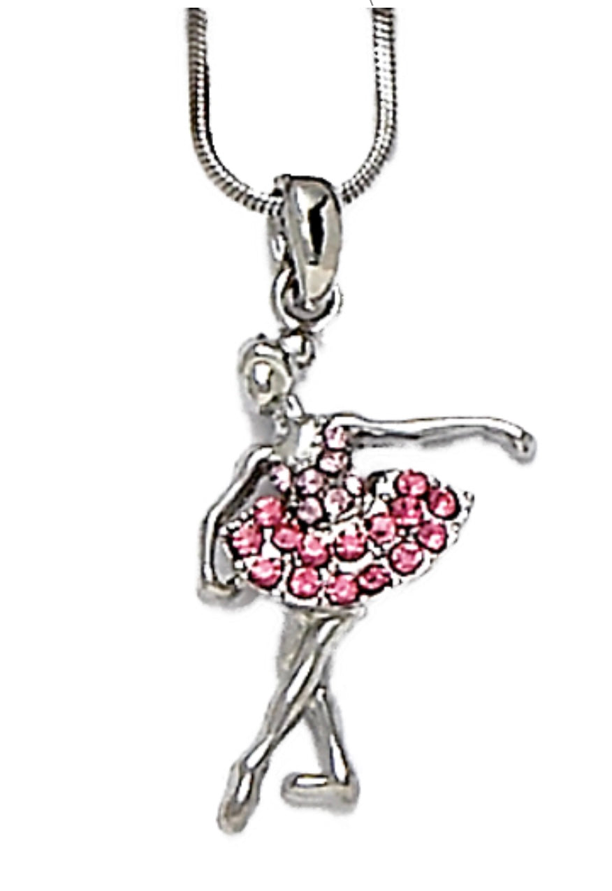 2775 Ballerina With Stones Necklace