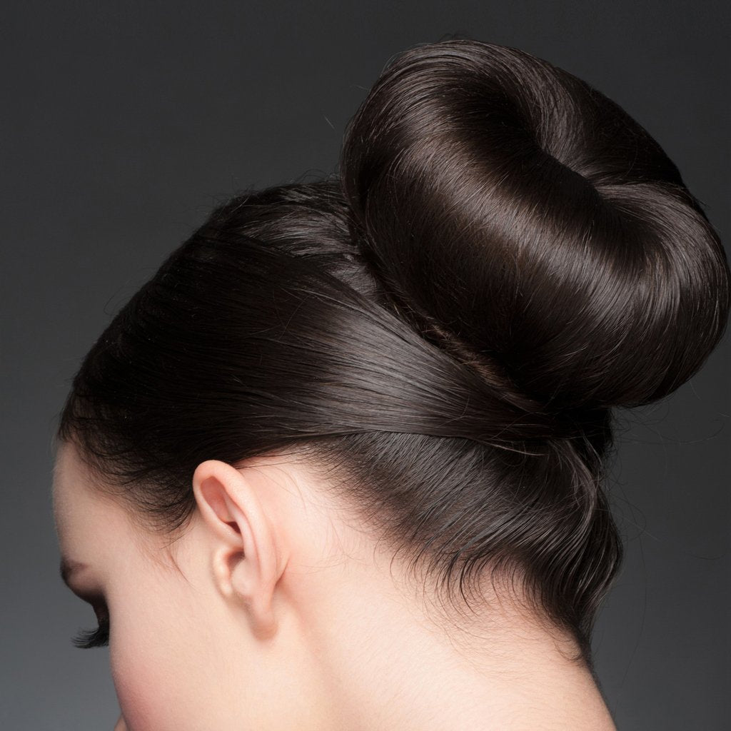 BROWN  MEDIUM BUN KIT