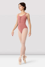 Load image into Gallery viewer, Tween Thara Lace Up Front Camisole Leotard
