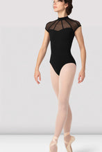 Load image into Gallery viewer, Ladies Victory Corset Cap Sleeve Leotard
