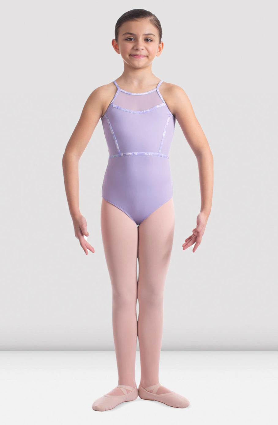 Girls Mirella Jardin Bind Halter Leotard