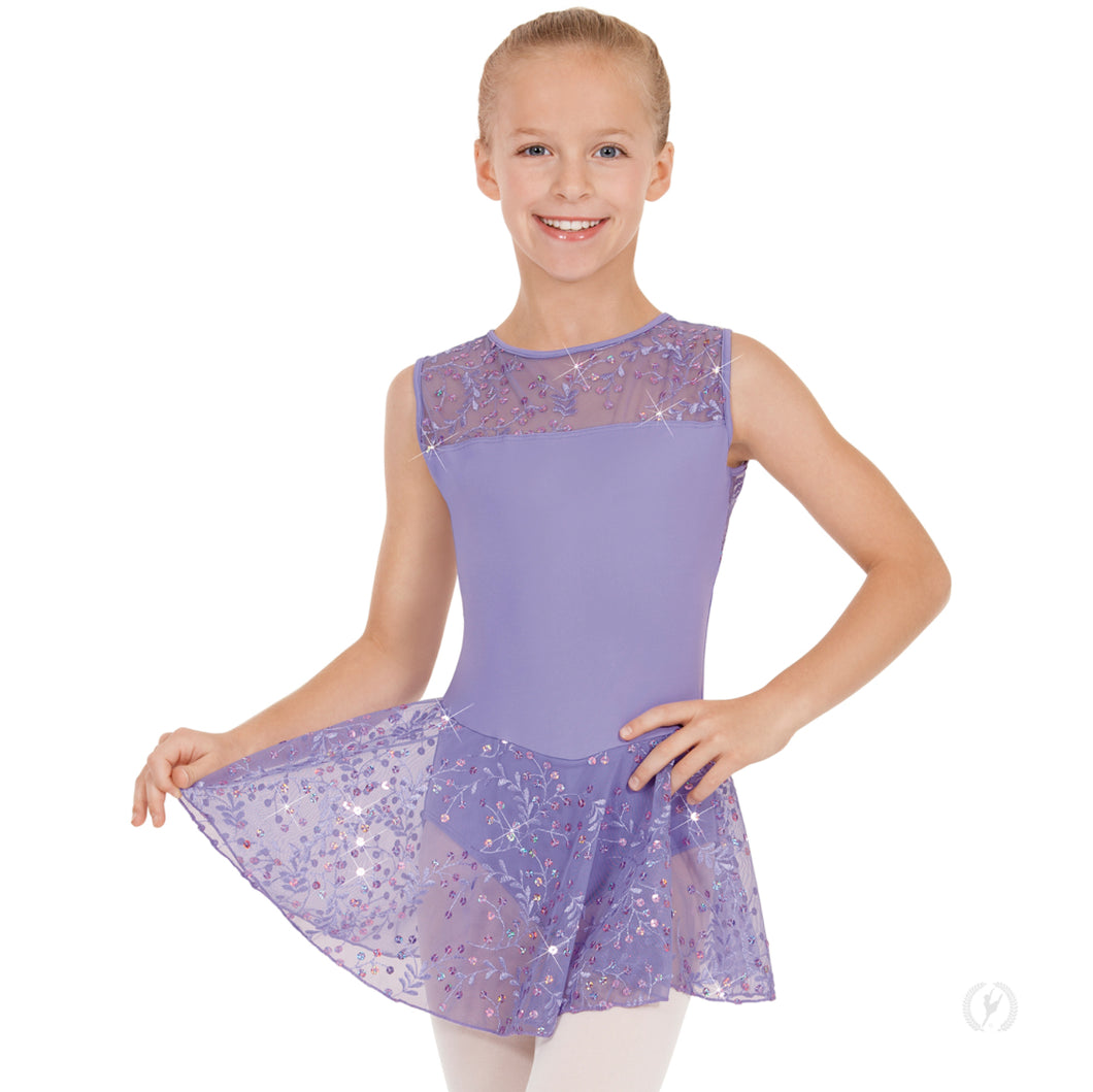 05457 - Eurotard Girls Enchanted Dreams Sequin Mesh Dance Dress