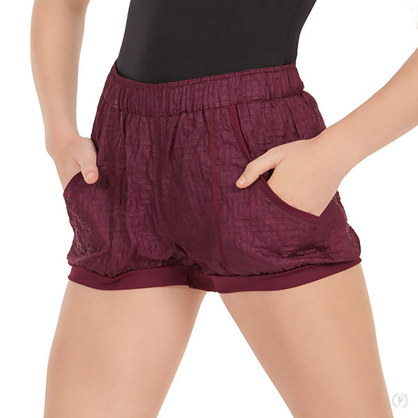 70748 - Eurotard Womens Ripstop Athletic Warm Up Shorts with Pockets