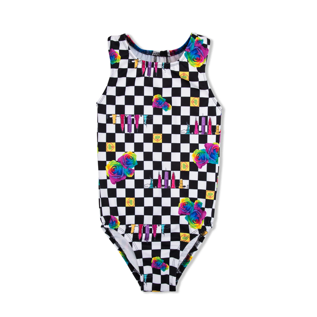 GP Loves New York Check Leotard