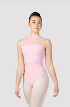 Load image into Gallery viewer, Bloch Fenella Rouched Bodice Mock Neck Leotard
