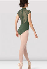 Load image into Gallery viewer, Ladies Victory Corset Cap Sleeve Leotard
