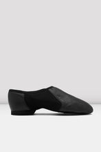 Load image into Gallery viewer, S0495L Ladies Neo-Flex Slip On Leather Jazz Shoes -BLACK LEATHER
