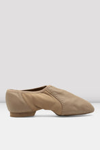 Load image into Gallery viewer, S0495L Ladies Neo-Flex Slip On Leather Jazz Shoes -TAN LEATHER
