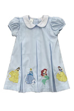 Load image into Gallery viewer, LULU BEBE DANA PINTUCK BLUE PRINCESS DRESS
