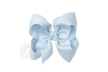 Load image into Gallery viewer, SIGNATURE GROSGRAIN DOUBLE KNOT BOW ON CLIP X-LARGE 5.5” (BKEAC)
