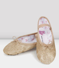 Load image into Gallery viewer, Girls Glitterdust Ballet Shoes S0225GG (B) Medium Width
