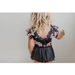 Black Rose Skirted Leotard