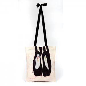 4999BK Ladies Pointe Shoe Tote (black)