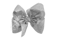 Load image into Gallery viewer, GLITTER METALLIC RIBBON BOW X-LARGE 5.5”
