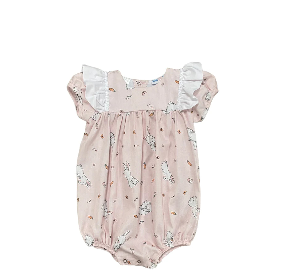 Blush Bunnies Girls High Waist Ruffle Bubble