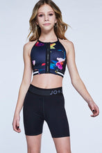 Load image into Gallery viewer, Midi Shorts - BLACK- YOUTH SIZES
